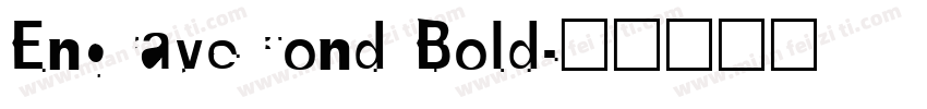EngraveCond Bold字体转换